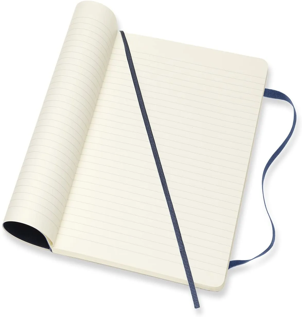 Moleskine Ruled Soft Cover Notebook Large Size Blue