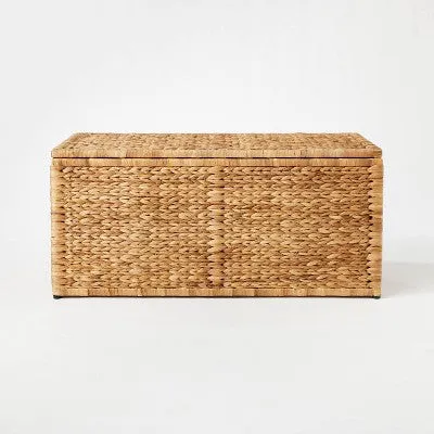 Open Box - Natural Woven Storage Bench - Threshold designed with Studio McGee