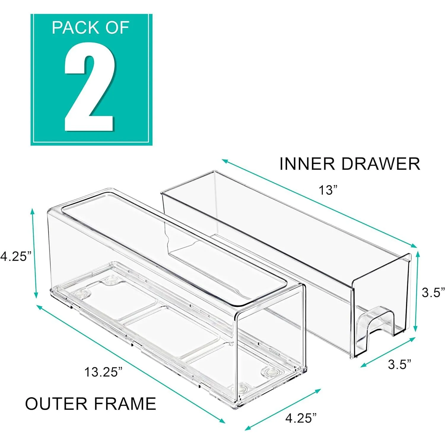 Pull Out Drawer Organizers (Acrylic)