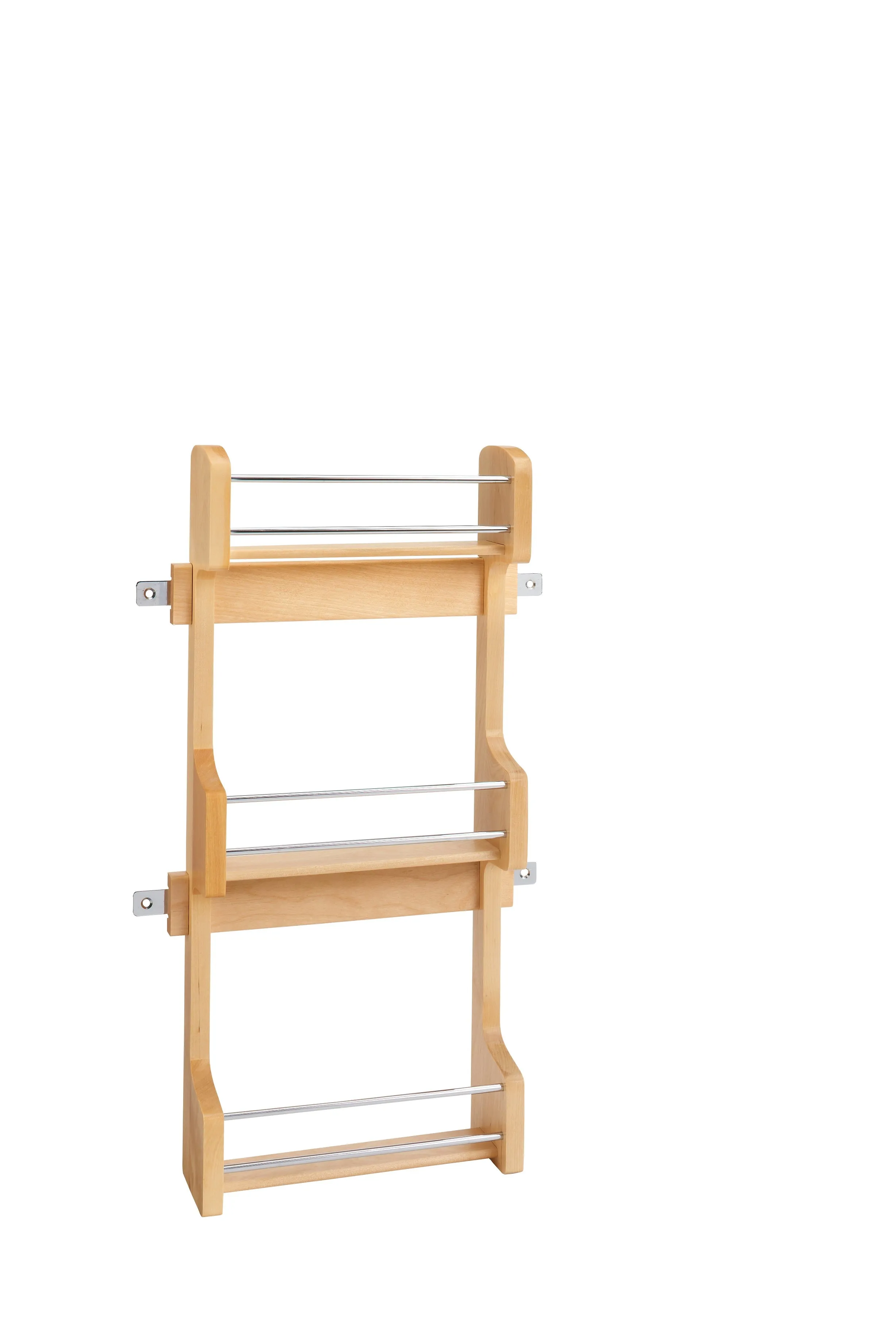 Rev-a-Shelf 15 in Cabinet Door mount Wood 3-Shelf Spice Rack 4SR-15