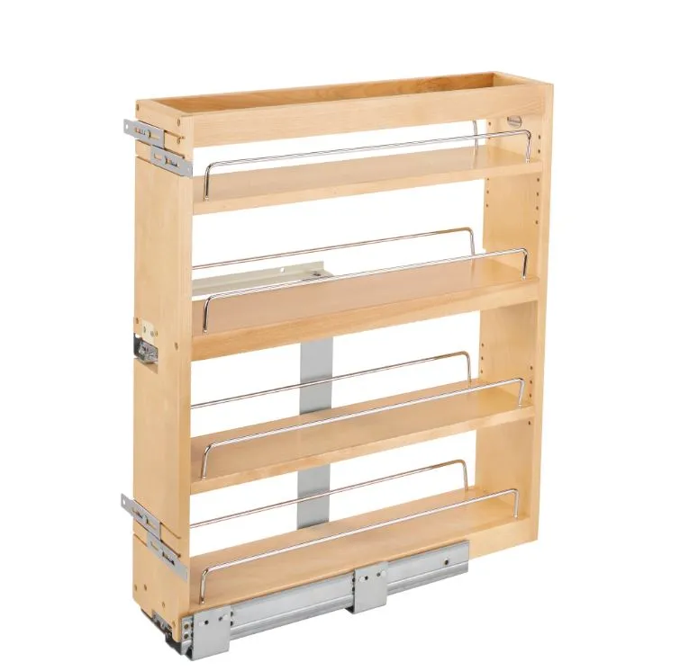 Rev-A-Shelf 7" Frameless Side Mount Base Organizer 449-BCSC-7C