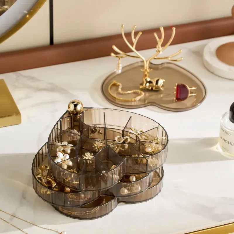 ROTATING HEART JEWELRY ORGANIZER