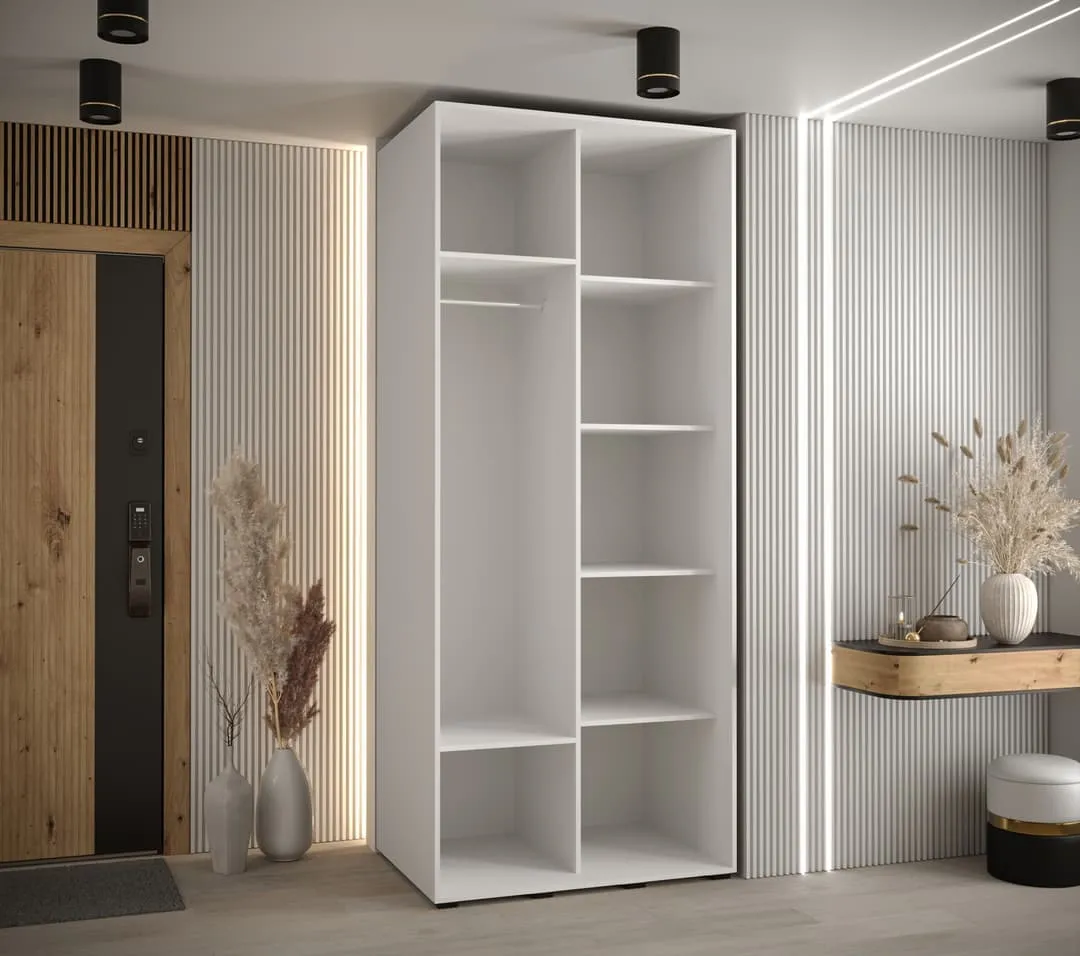 Sapporo II Sliding Door Wardrobe 120cm