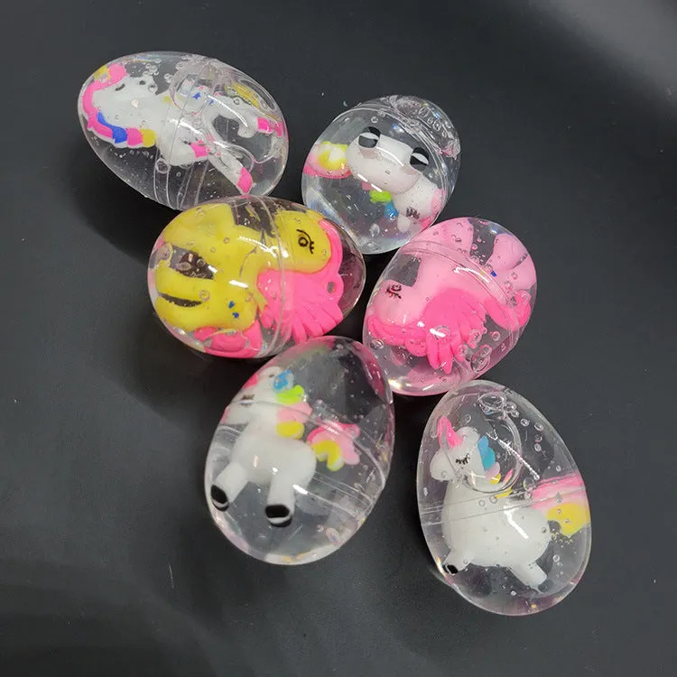 Starry Sky Crystal Mud Colorful Egg Slim Mixed Color Colored Clay Jelly Mud Slim