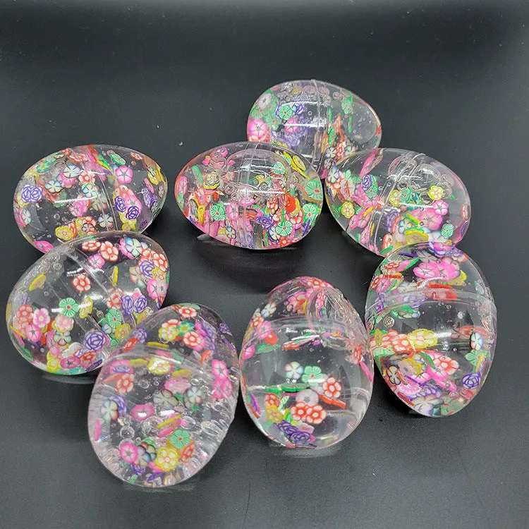 Starry Sky Crystal Mud Colorful Egg Slim Mixed Color Colored Clay Jelly Mud Slim