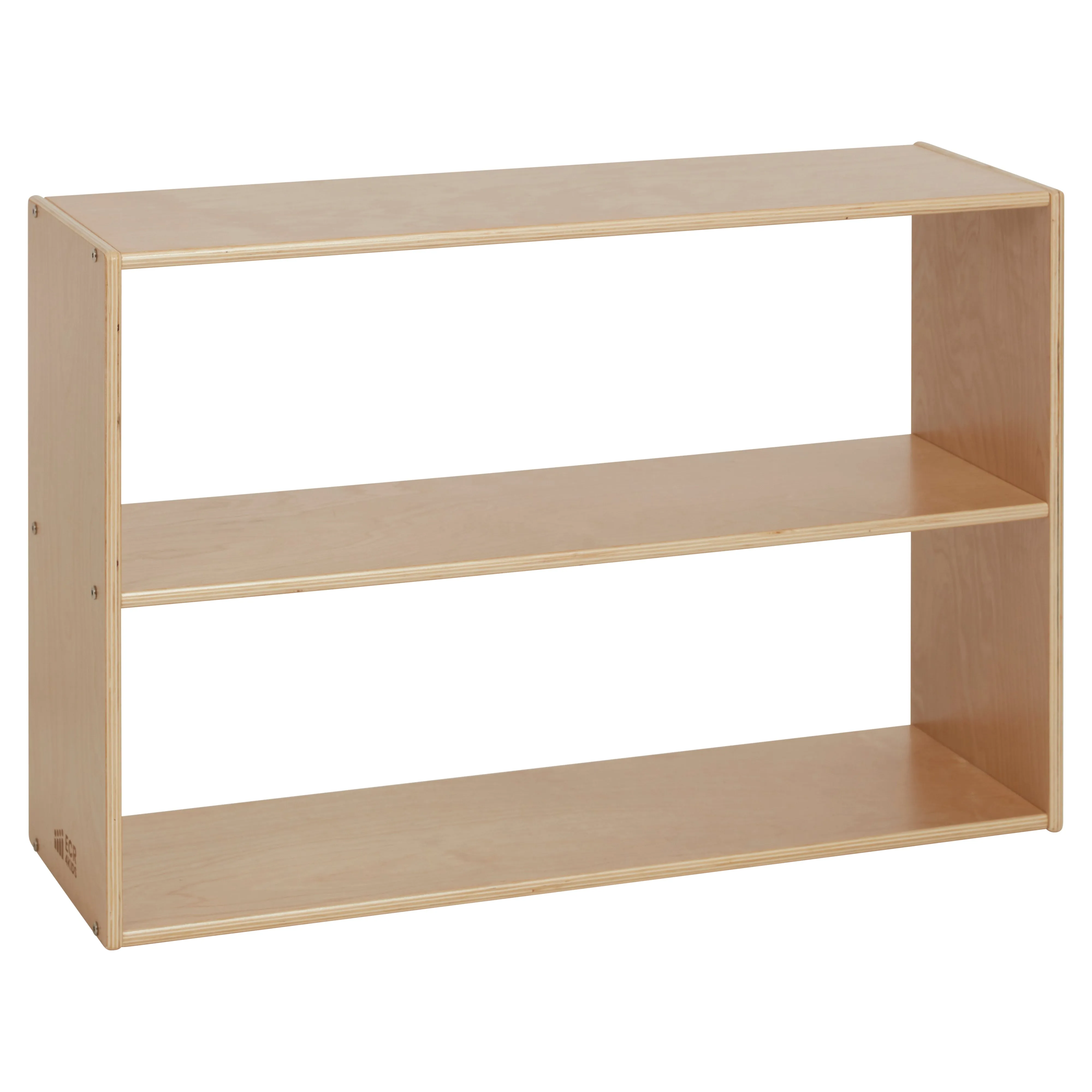 Streamline 2-Shelf Storage Cabinet, 24in High, Double-Sided Display