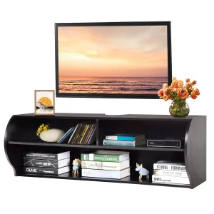 Tangkula Wall Mounted Media Console, Floating TV Stand Cabinet