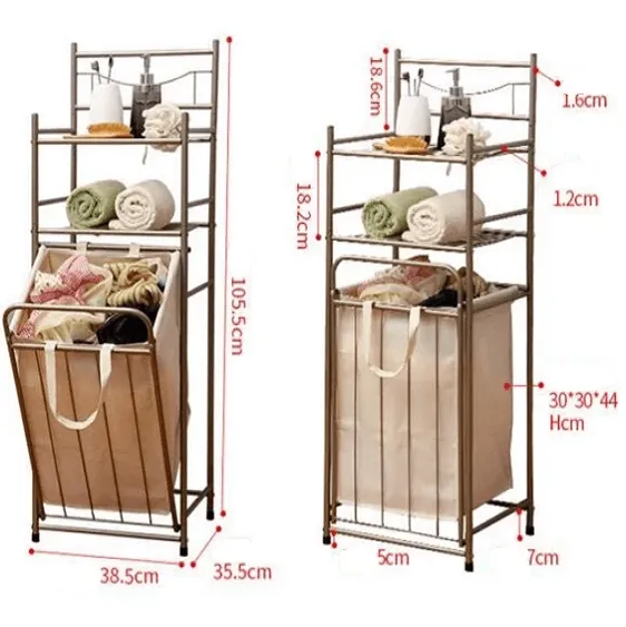 Theodore - Laundry Storage Shelves & Basket