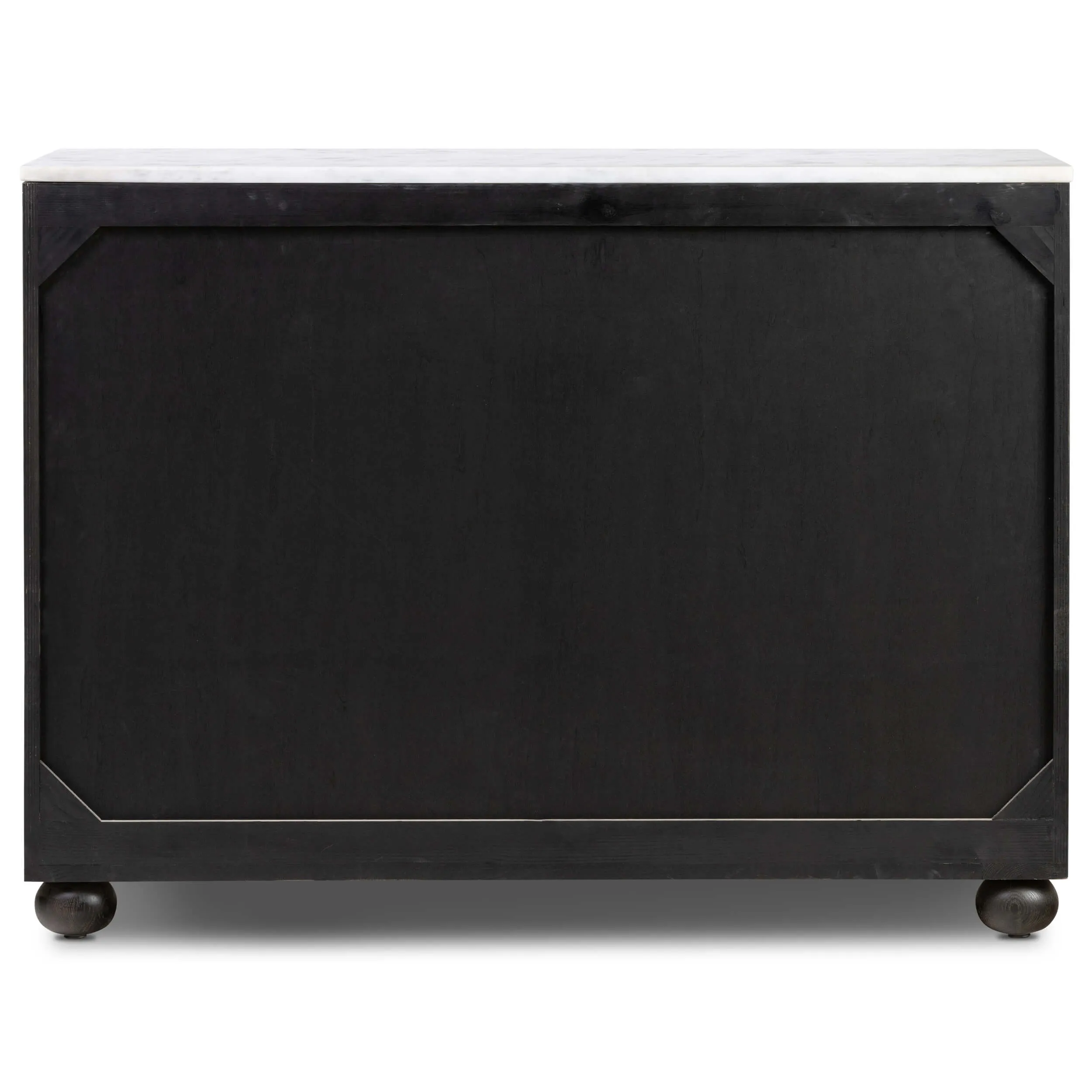 Tiago Marble Chest, Distressed Black