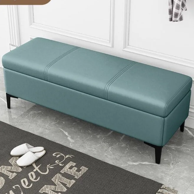 Vanity Foot Rest Ottoman Stool with Storage Bench