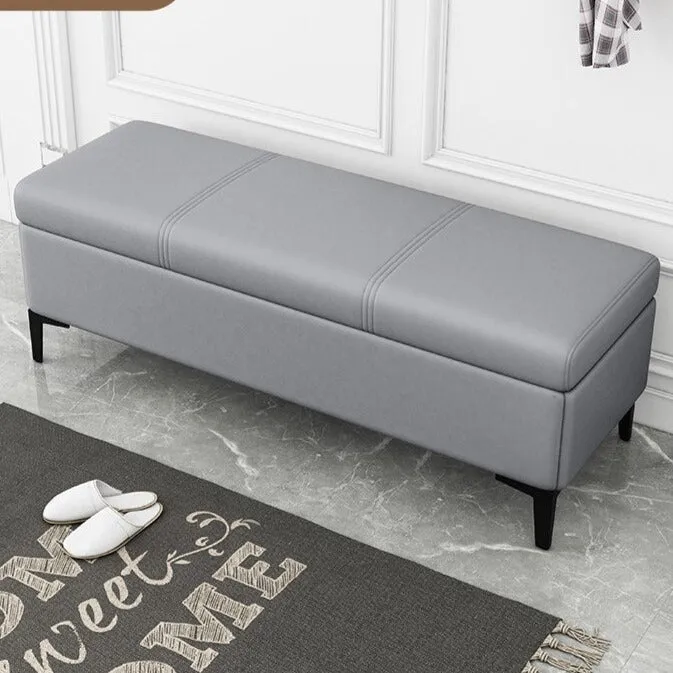 Vanity Foot Rest Ottoman Stool with Storage Bench