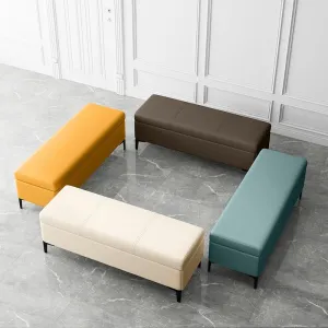 Vanity Foot Rest Ottoman Stool with Storage Bench