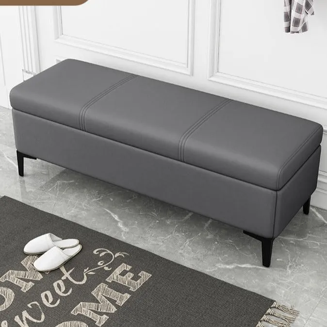 Vanity Foot Rest Ottoman Stool with Storage Bench